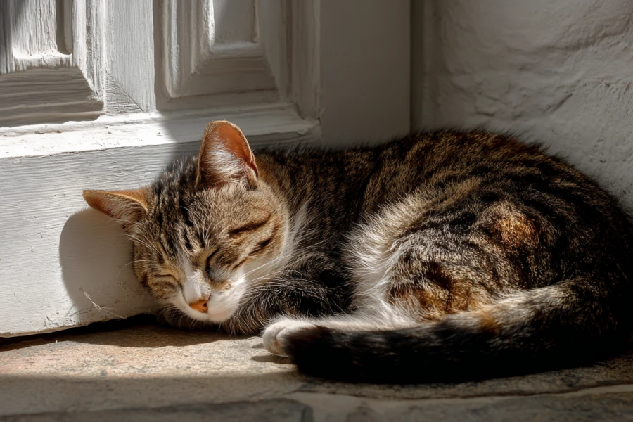 Calm Cat Bedtime Routine